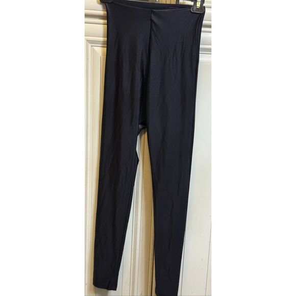 Commando Women's Pull On Stretch High-Waisted Activewear Leggings Black Small - Picture 7 of 9